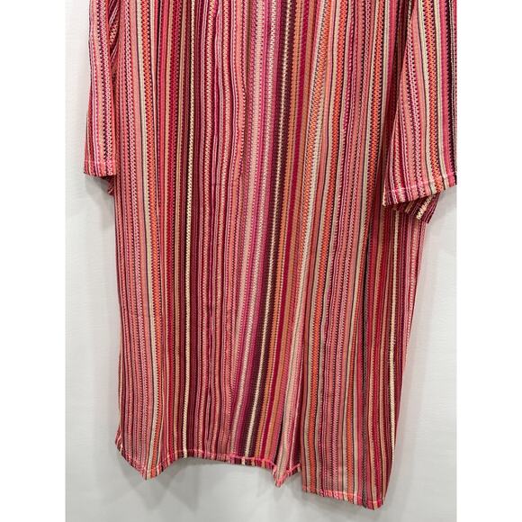 G by Giuliana Black Label‎ Multicolor Crochet Lace Knit Cardigan Sweater Size S - Picture 6 of 9